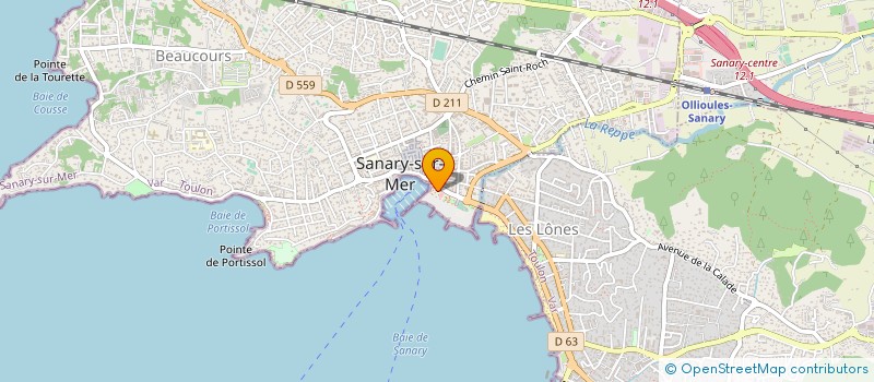 localisation de l'entreprise MAR'ANT à SANARY-SUR-MER