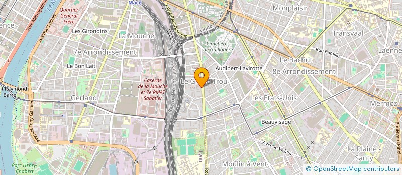 localisation de l'entreprise MAR-CHA PAIN  LYON