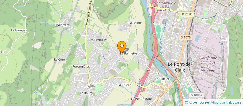 localisation de l'entreprise MAR'CLAIX  CLAIX