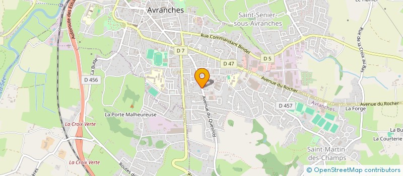 localisation de l'entreprise MAR-DE-JO  AVRANCHES