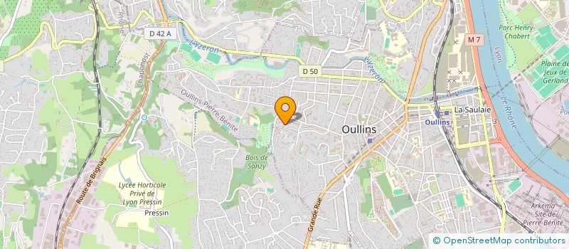 localisation de l'entreprise MAR-E-ON CONSULTING  OULLINS-PIERRE-BENITE