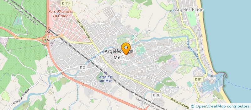 localisation de l'entreprise MAR-E-VENTS  ARGELES-SUR-MER