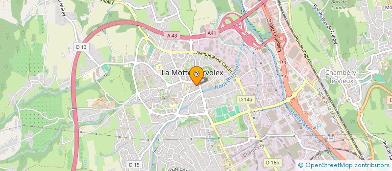 localisation de l'entreprise MAR ET CEL  LA MOTTE-SERVOLEX