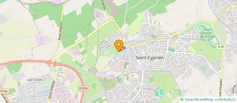 localisation de l'entreprise MAR-I-FLO  SAINT-CYPRIEN