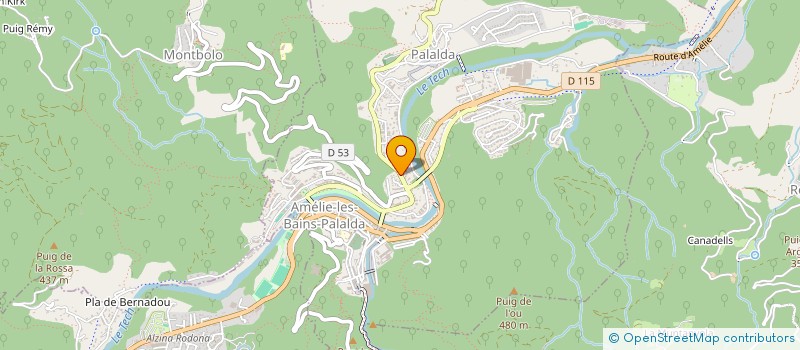 localisation de l'entreprise MAR I MUNTANYA  AMELIE-LES-BAINS-PALALDA