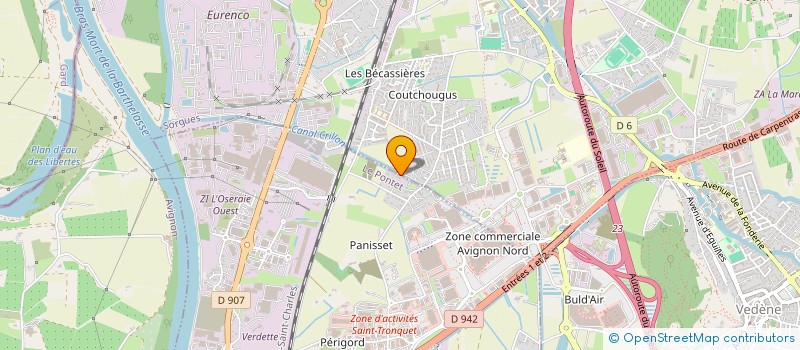 localisation de l'entreprise MAR IMPORT  LE PONTET