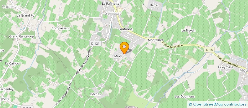 localisation de l'entreprise MAR LA SOURCE  GENISSAC