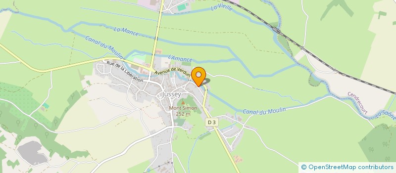 localisation de l'entreprise MAR-S ETABLISSEMENTS MARGUIER  JUSSEY