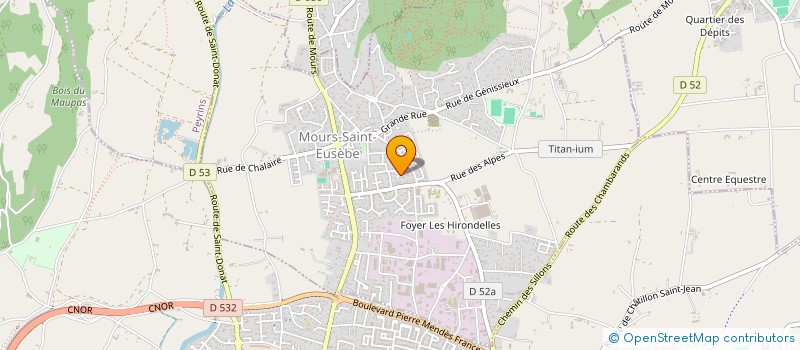 localisation de l'entreprise MAR-SAN  MOURS-SAINT-EUSEBE