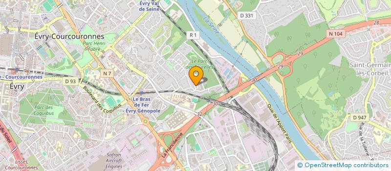 localisation de l'entreprise MAR TAN à EVRY-COURCOURONNES
