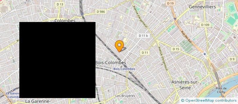 localisation de l'entreprise MAR VIVO à BOIS-COLOMBES