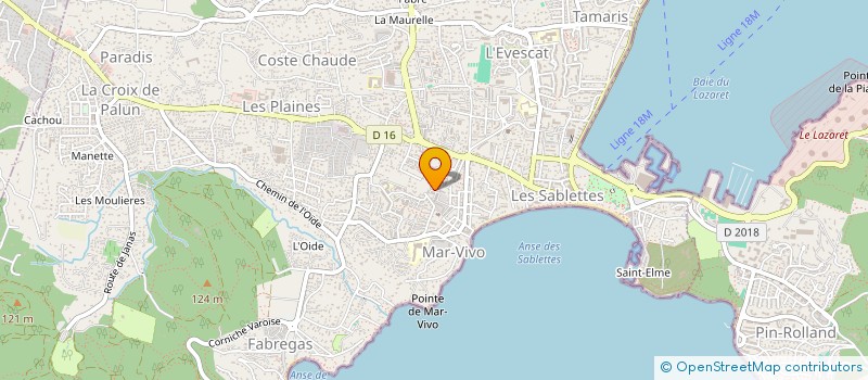 localisation de l'entreprise MAR VIVO à LA SEYNE-SUR-MER