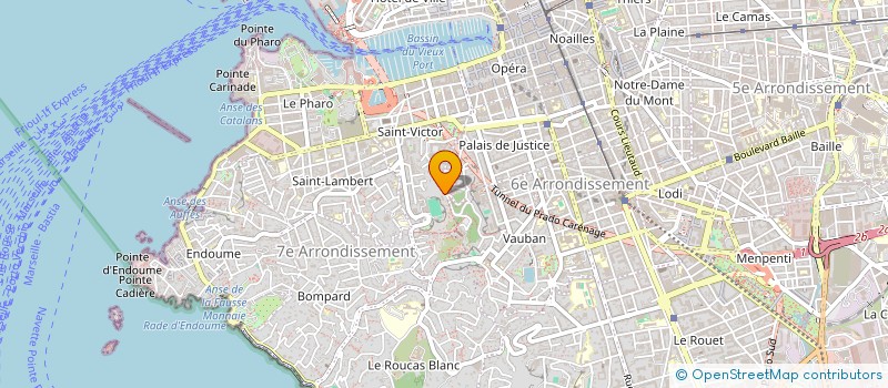 localisation de l'entreprise MAR YAM à MARSEILLE