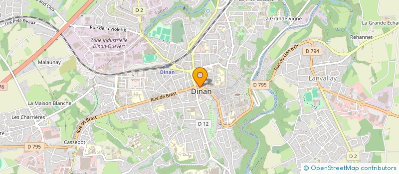 localisation de l'entreprise MARA  DINAN