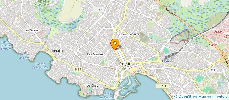 localisation de l'entreprise MARA  ROYAN