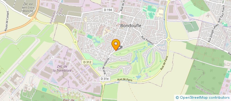 localisation de l'entreprise MARA à BONDOUFLE