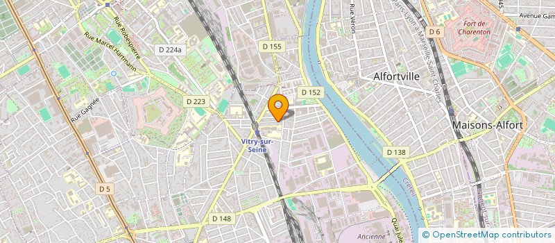 localisation de l'entreprise MARA  VITRY SUR SEINE