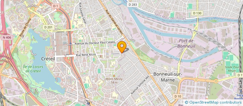 localisation de l'entreprise MARA  CRETEIL