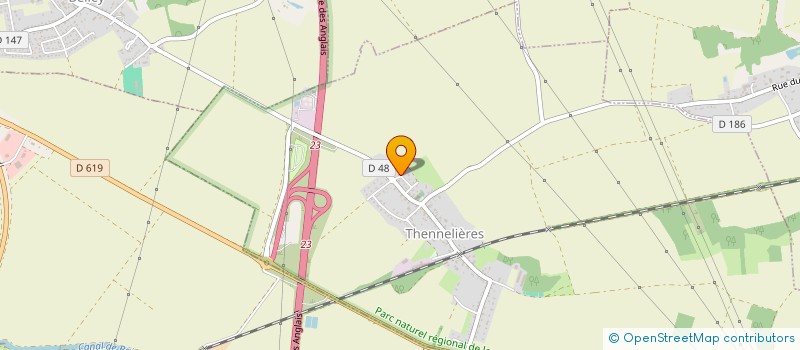 localisation de l'entreprise MARA  THENNELIERES