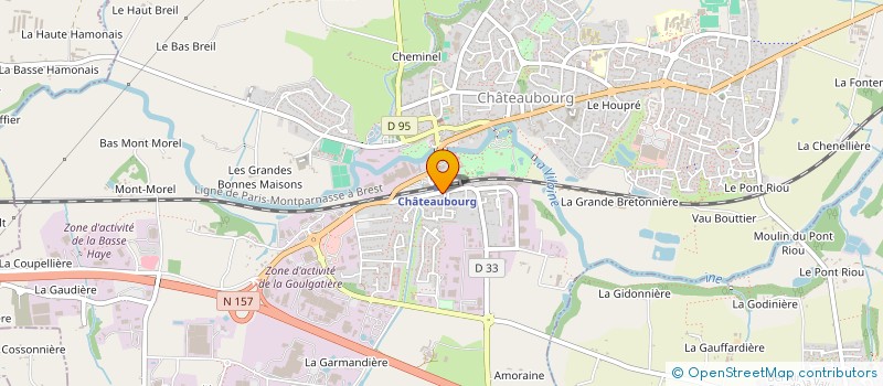 localisation de l'entreprise MARA à CHATEAUBOURG
