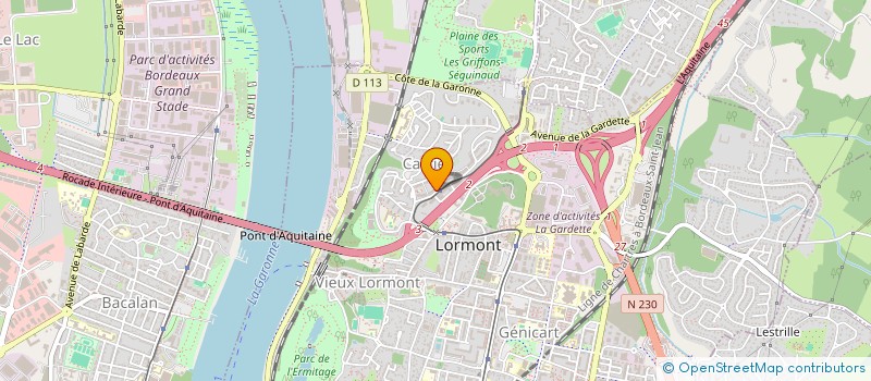 localisation de l'entreprise MARA BAT  LORMONT