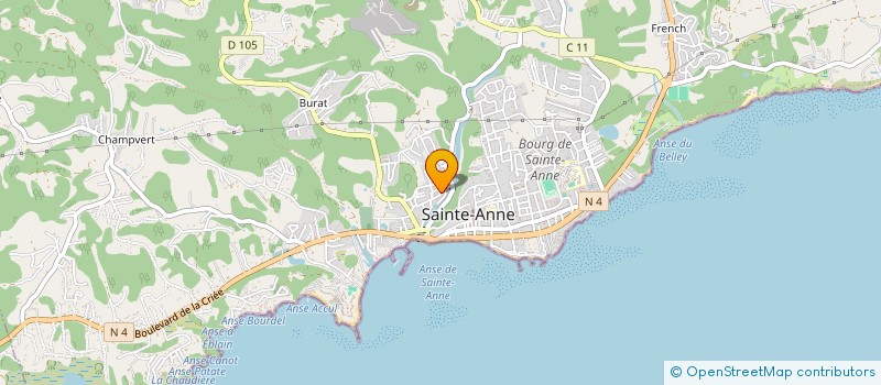 localisation de l'entreprise MARA CONCEPT à SAINTE-ANNE
