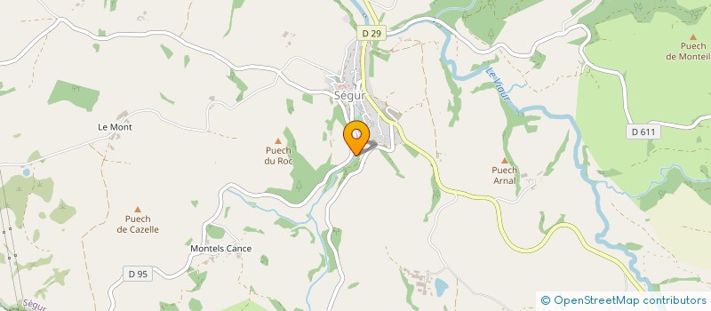 localisation de l'entreprise MARA-ENERGIE  PONT-DE-SALARS