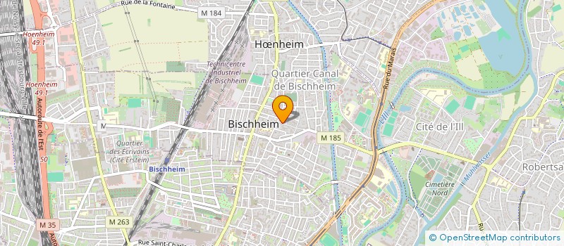 localisation de l'entreprise MARABU  BISCHHEIM