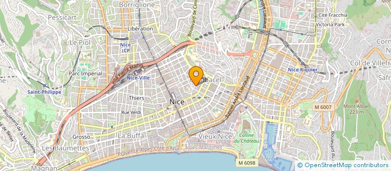 localisation de l'entreprise MARACANA FOOT à NICE