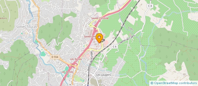 localisation de l'entreprise MARACOR à SOLLIES-PONT