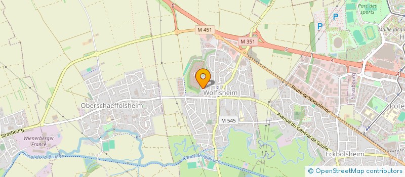 localisation de l'entreprise MARADI  WOLFISHEIM