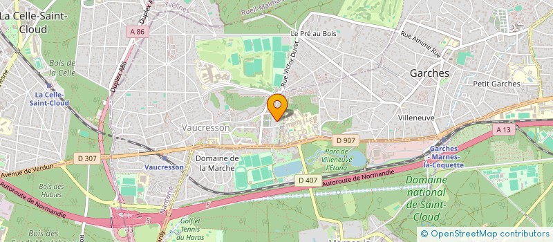 localisation de l'entreprise MARADJO CONSULTING  VAUCRESSON