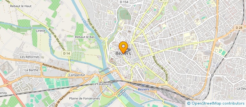 localisation de l'entreprise MARAGUAT à BEZIERS