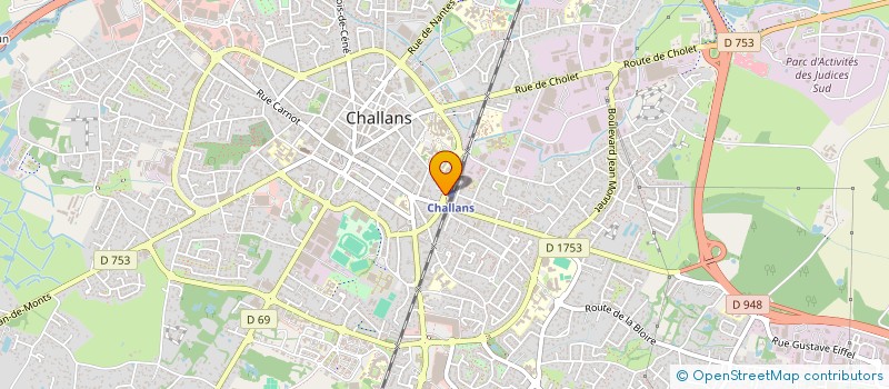 localisation de l'entreprise MARAH à CHALLANS