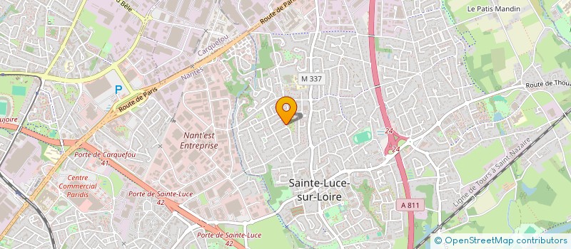 localisation de l'entreprise MARAILYS  SAINTE-LUCE-SUR-LOIRE