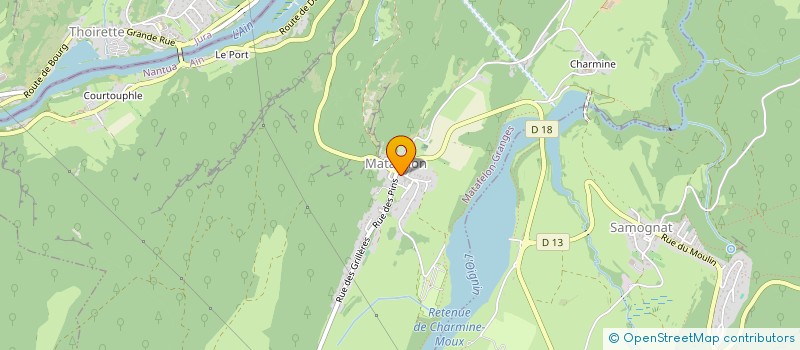 localisation de l'entreprise MARAIS 23  MATAFELON-GRANGES