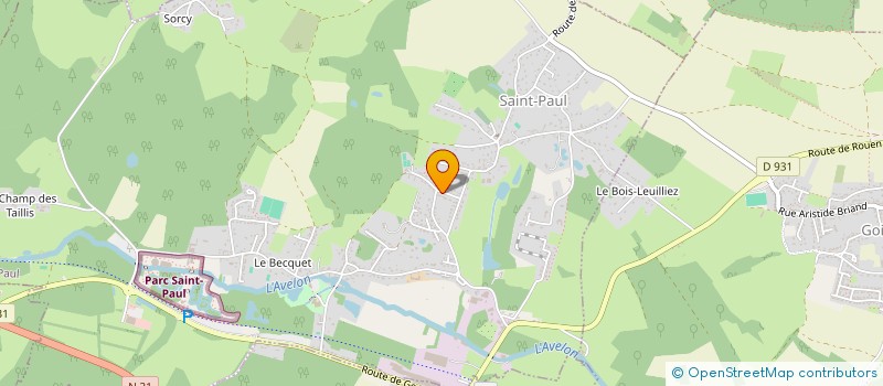 localisation de l'entreprise MARAIS  SAINT-PAUL