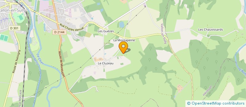 localisation de l'entreprise MARAIS AND CO  VALLON-EN-SULLY