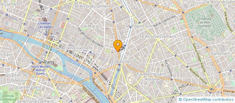 localisation de l'entreprise MARAIS BASTILLE NOTAIRES à PARIS