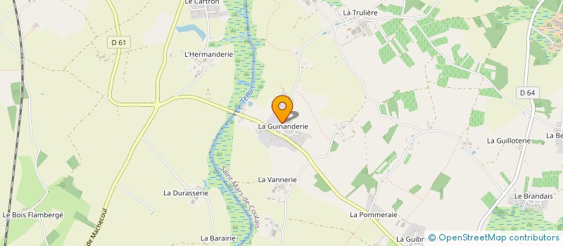 localisation de l'entreprise MARAIS CHAUSSEE DE BOUAYE - ST MARS DE COUTAIS  SAINT-MARS-DE-COUTAIS