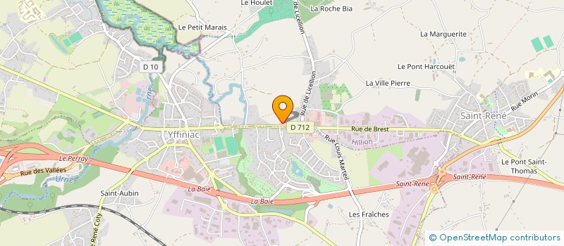 localisation de l'entreprise MARAIS CONSTRUCTION  HILLION