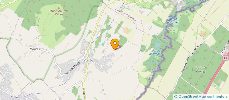 localisation de l'entreprise MARAIS DE FAIZIN  GRILLY