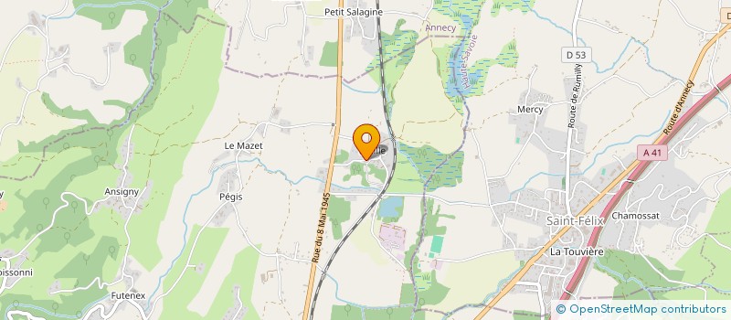 localisation de l'entreprise MARAIS DE LA MALADIERE  ENTRELACS