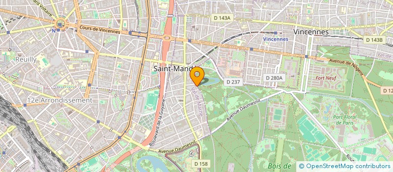 localisation de l'entreprise MARAIS DE ST GOND  SAINT-MANDE