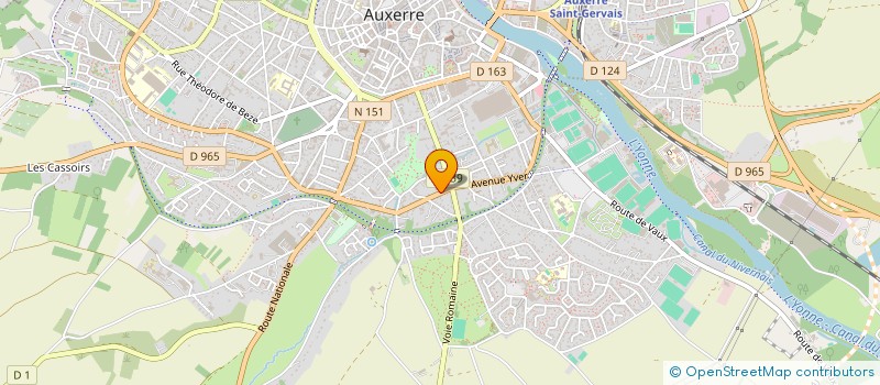 localisation de l'entreprise MARAIS DUTILLEUL à AUXERRE