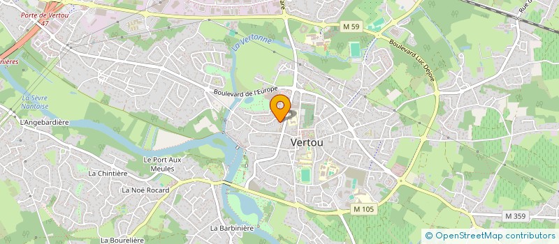 localisation de l'entreprise MARAIS EN CHOEUR  VERTOU