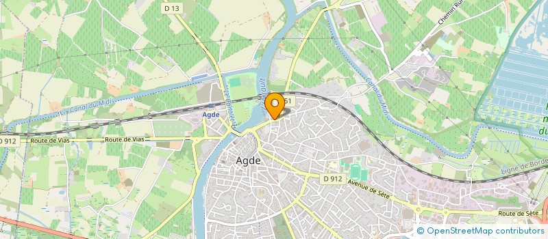 localisation de l'entreprise MARAIS-GARCIA  AGDE