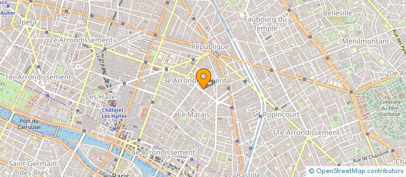 localisation de l'entreprise MARAIS PICARDIE  PARIS