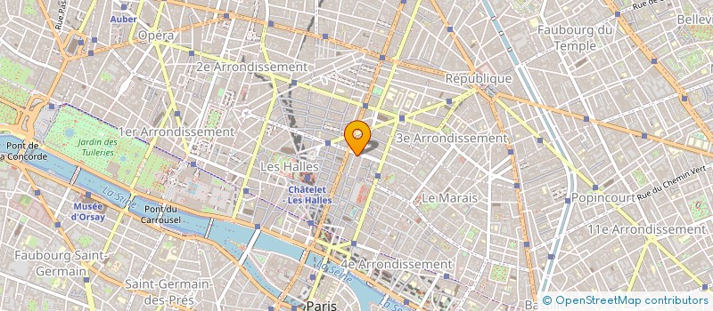 localisation de l'entreprise MARAIS SPECTACLES à PARIS