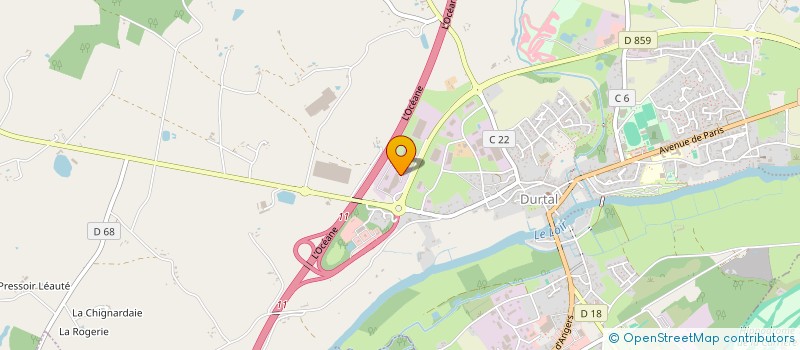 localisation de l'entreprise MARAIS TECHNOLOGIES  DURTAL